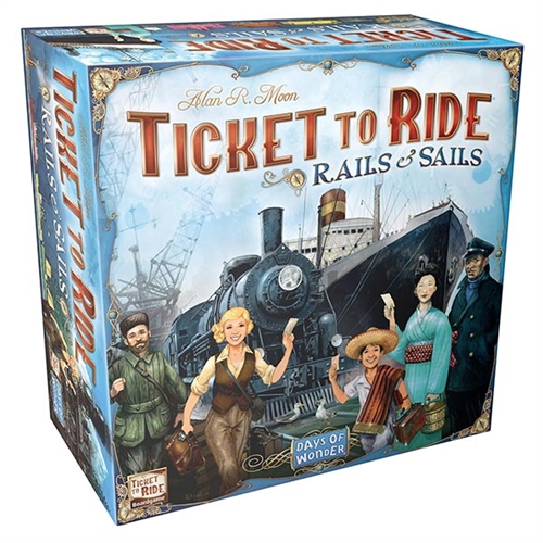 Ticket to Ride Rails & Sails (Nordisk) - Brætspil